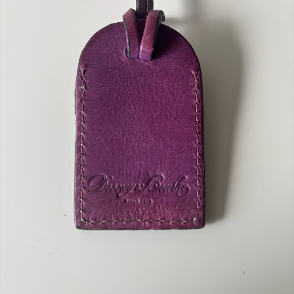 Dooney & Bourke Rich Purple Leather Shoulder Strap